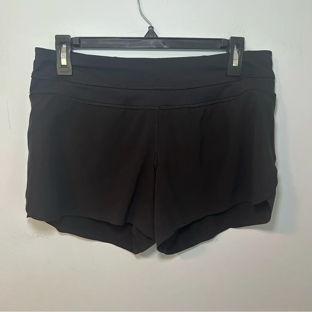Lululemon Black Pull-On Speed-Up Athletic Shorts Size 6